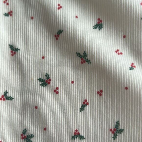 Skims Cotton Rib Boxer Shorts In Limited Edition Holly Print, Size Large, NWOT - Picture 7 of 8